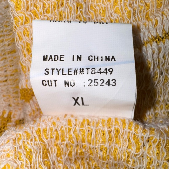 SirenLily Yellow and White maternity Floral Kimono. Size XL - Picture 10 of 10